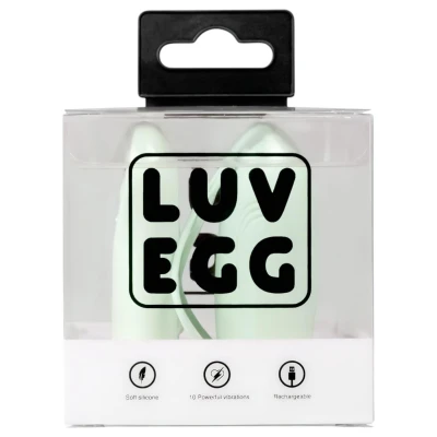 LUV EGG - hordható akkus, rádiós vibrotojás (zöld)