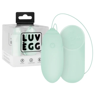LUV EGG - hordható akkus, rádiós vibrotojás (zöld)