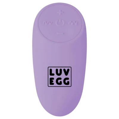 LUV EGG XL - hordható akkus, rádiós vibrotojás (lila)
