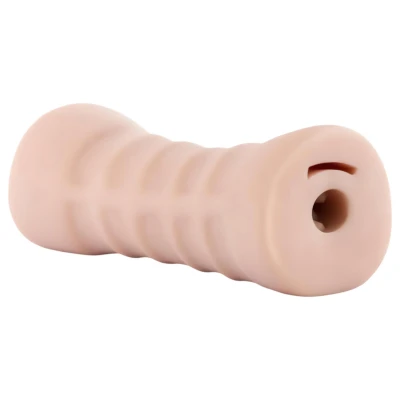 M for Men Ashley - vibráló műpunci maszturbátor férfiaknak (testszínű)