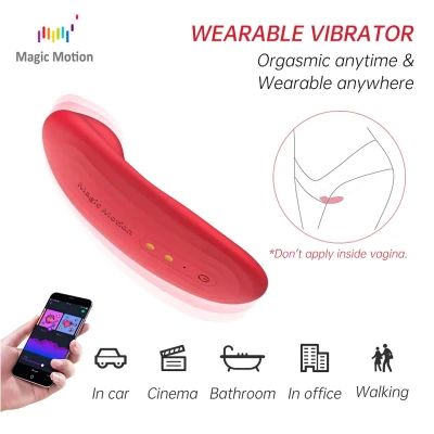 Magic Motion Nyx - vízálló csikló vibrátor, csiklóizgató (korall)
