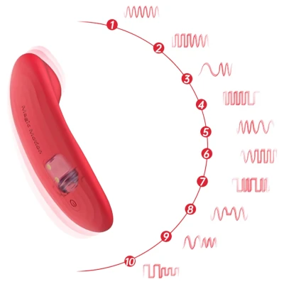 Magic Motion Nyx - vízálló csikló vibrátor, csiklóizgató (korall)