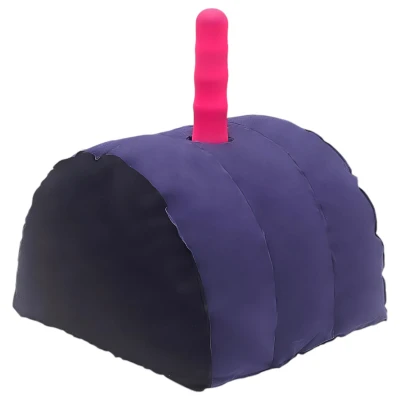 Desirel Magic Pillow - felfújható szexpárna dildótartóval (lila)