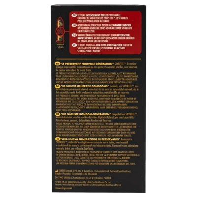 Manix SKYN Intense - latexmentes, gyöngyös felületű óvszer (10 db)