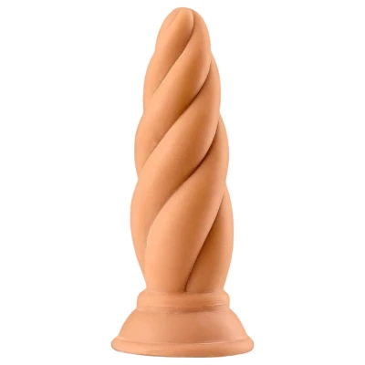 Max & Co Felix - csavaros anál plug - 15 cm (testszínű) 