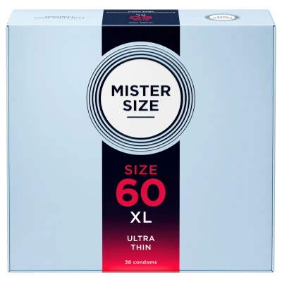 Mister Size vékony óvszer - 60 mm (36 db)