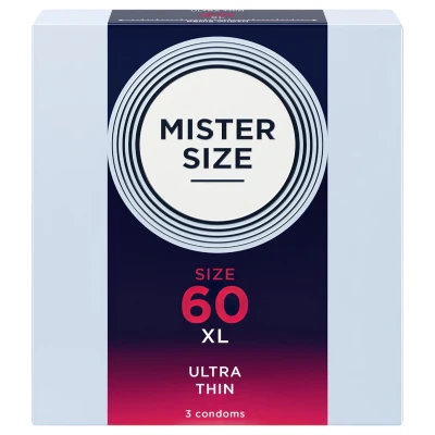 Mister Size vékony óvszer - 60 mm (3 db)