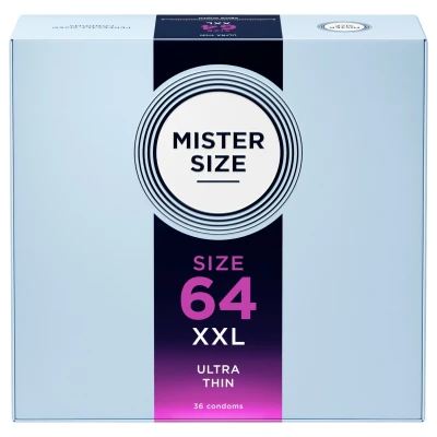 Mister Size vékony óvszer - 64 mm (36 db)