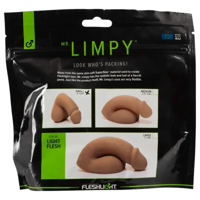 Fleshlight - Mr. Limpy - kis élethű dildó, puha műpénisz (testszínű)