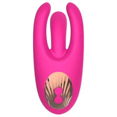 Mroow - akkus, 3 ágú csiklóizgató vibrátor (pink)
