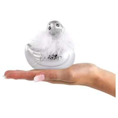 My Duckie Paris 2.0 - csikló vibrátor, csiklóizgató (ezüst)