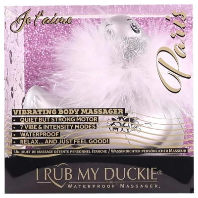 My Duckie Paris 2.0 - csikló vibrátor, csiklóizgató (ezüst)