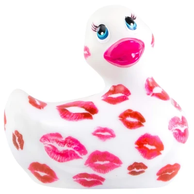 My Duckie Romance 2.0 - vízálló csikló vibrátor, csiklóizgató (fehér-pink)