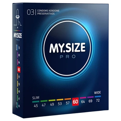 My.Size PRO - egyedi méretű óvszer - 60 mm (3 db)