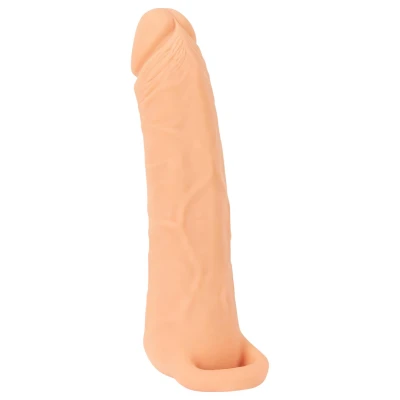 Nature Skin - 2in1 műpunci és péniszköpeny - 23 cm (testszínű)