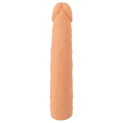 Nature Skin - hosszabbító, vastagító péniszköpeny (24 cm)