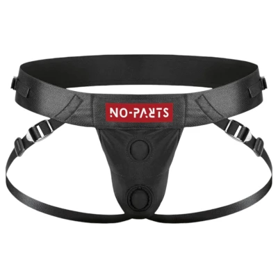 No-Parts Taylor - felcsatolható dildó hám dupla O-gyűrűvel (S-L)