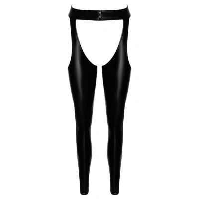Noir - fényes harisnya - chaps (fekete)