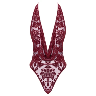 Noir Kink Royal - áttetsző body (piros)