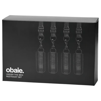 Obaie - matrac alatti kötözőszett (fekete)