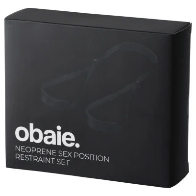 Obaie - neoprén pozíciótartó heveder (fekete)