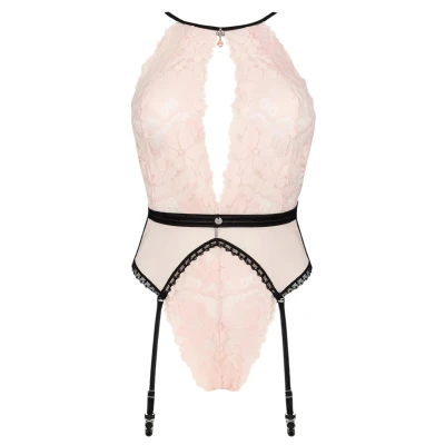 Obsessive Lilines - harisnyatartós body (pink)