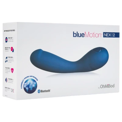 OhMiBod Bluemotion Nex 2 - app-vezérelt G-pont vibrátor (kék)