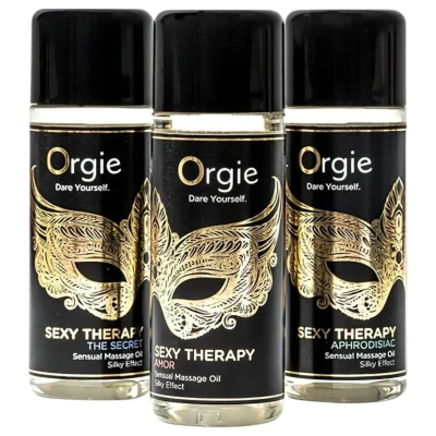 Orgie Sexy Therapy - érzéki masszázsolaj szett (3 × 30 ml)