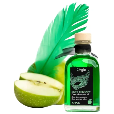 Orgie Sexy Therapy - masszázsolaj szett - alma (100 ml)