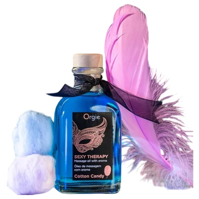 Orgie Sexy Therapy - masszázsolaj szett - vattacukor (100 ml)