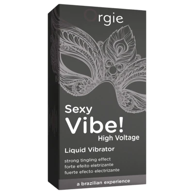 Orgie Sexy Vibe High Voltage - unisex folyékony vibrátor (15 ml)
