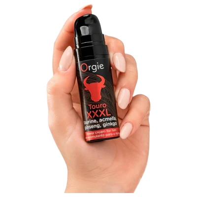 Orgie Touro XXXL - erekció fokozó krém férfiaknak (15 ml)