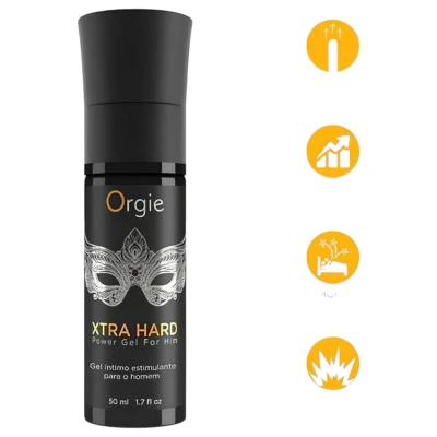 Orgie Xtra Hard - erekció fokozó gél férfiaknak (50 ml)