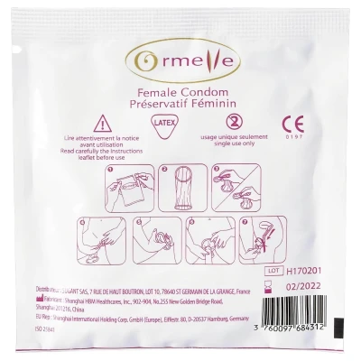 Ormelle Femail - női óvszer fogamzásgátláshoz (5 db)