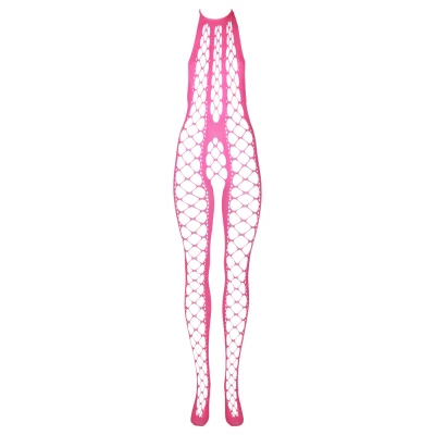 Ouch! - foszforeszkáló nyitott overál (pink)