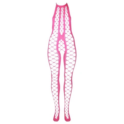 Ouch! - foszforeszkáló nyitott overál (pink)
