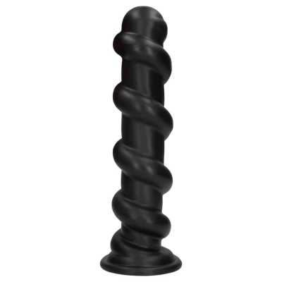Ouch! Hole Driller - óriás anál plug (fekete) - 31,5 cm