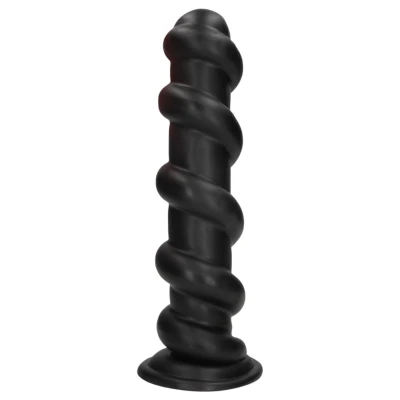 Ouch! Hole Driller - óriás anál plug (fekete) - 31,5 cm