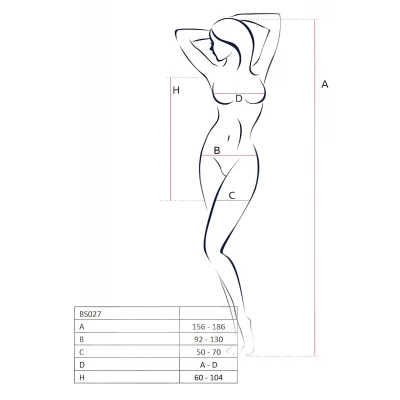 Passion BS027 - piros necc miniruha (S-L)