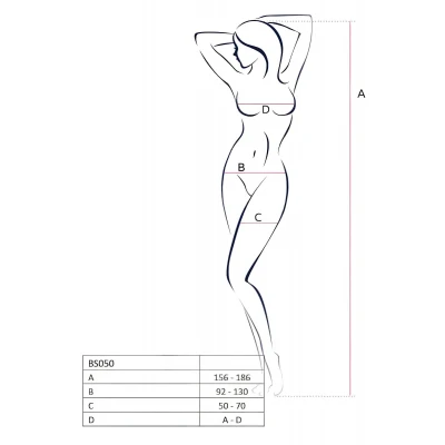 Passion BS050 - piros szexi necc szett (S-L)