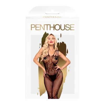 Penthouse Dirty Mind - nyitott necc overál (fekete)