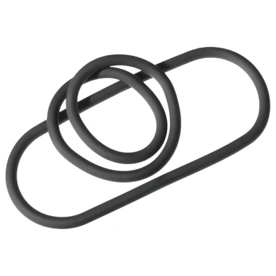 Perfect Fit Slim Wrap 9 - vékony péniszgyűrű (fekete, 22 cm)