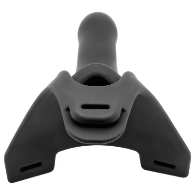 Perfect Fit ZORO 5.5- felcsatolható dildó (14 cm, fekete)