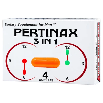 Pertinax 3in1 Plus - étrend-kiegészítő kapszula férfiaknak (4 db)
