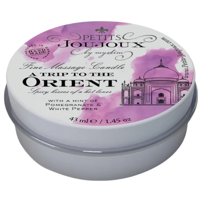 Petits Joujoux Orient - erotikus masszázsgyertya gránátalma-fehérbors (43 ml)