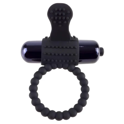 Pipedream Fantasy C-Ringz - vibrációs péniszgyűrű (fekete)