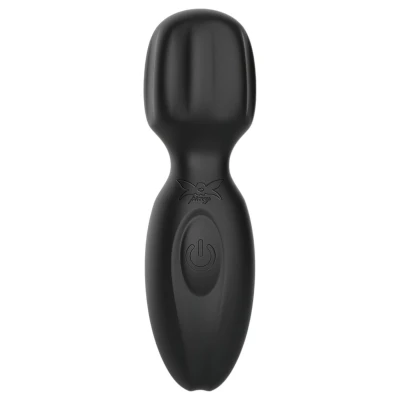 Pixey 2GO - akkus mini masszírozó wand vibrátor (fekete)