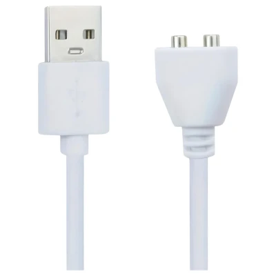 Pleasure Charge Loveline - mágneses USB töltőkábel (fehér)