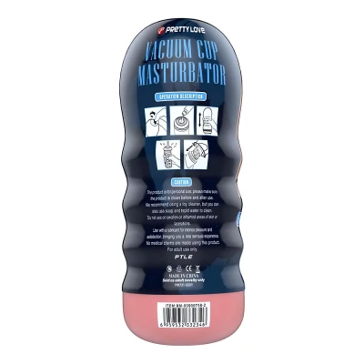 Pretty Love Vacuum Cup - élethű száj maszturbátor férfiaknak (testszínű)
