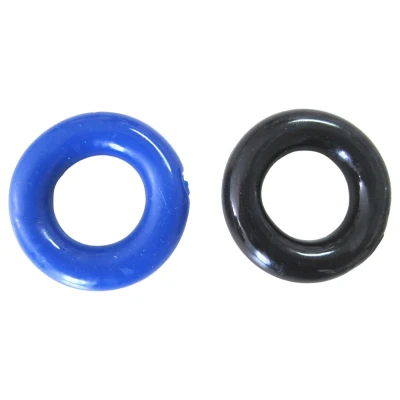 Pulselock Cirkl - TPE péniszgyűrű szett, 3 db (fekete)
